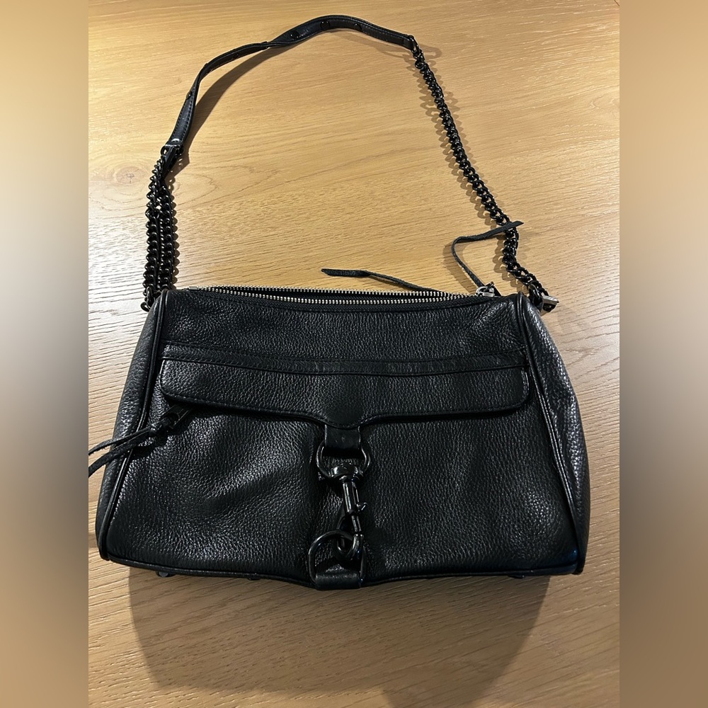 Rebecca Minkoff Black Leather Crossbody Bag